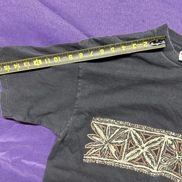 Vintage Hawaiian Legends T Shirt Black Graphic Print Made in USA‎ Mens Size XL - Picture 6 of 7